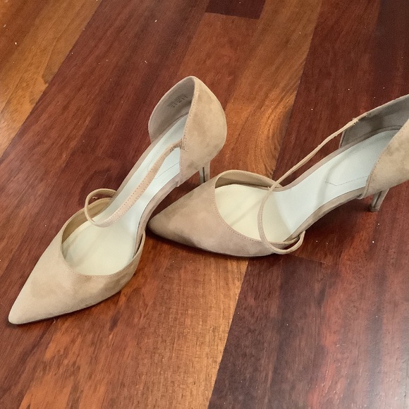 Aldo Shoes - Aldo tan suede heels.